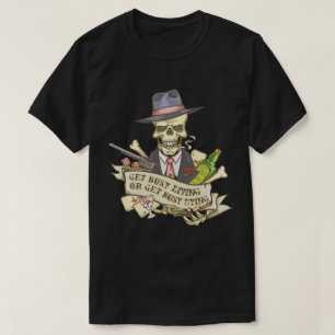 T-shirt Crâne Vintage personnalisable