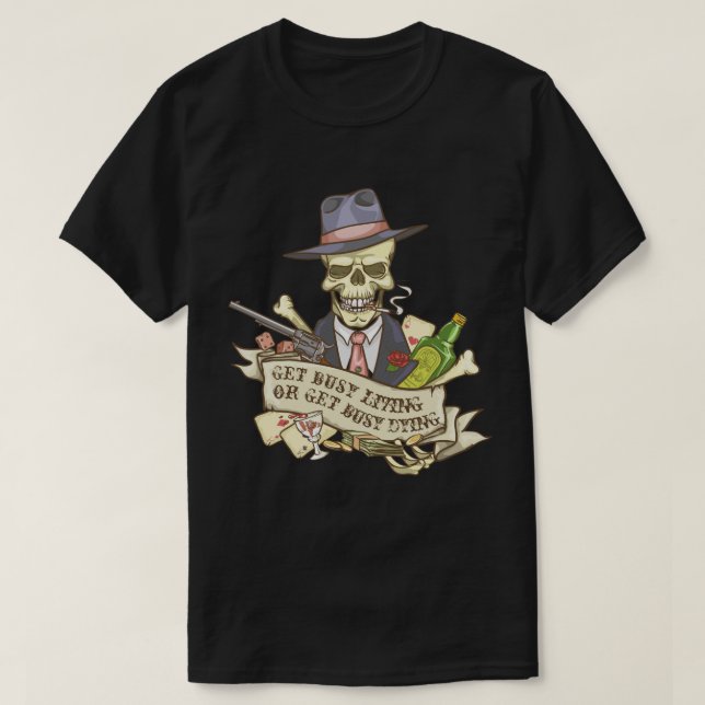 T-shirt Crâne Vintage personnalisable (Design devant)