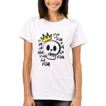 T-shirt crâne Viva La Vida - Tee graphique en gras