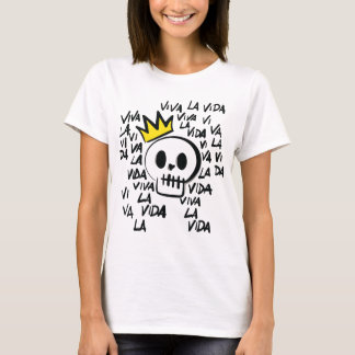 T-shirt crâne Viva La Vida - Tee graphique en gras