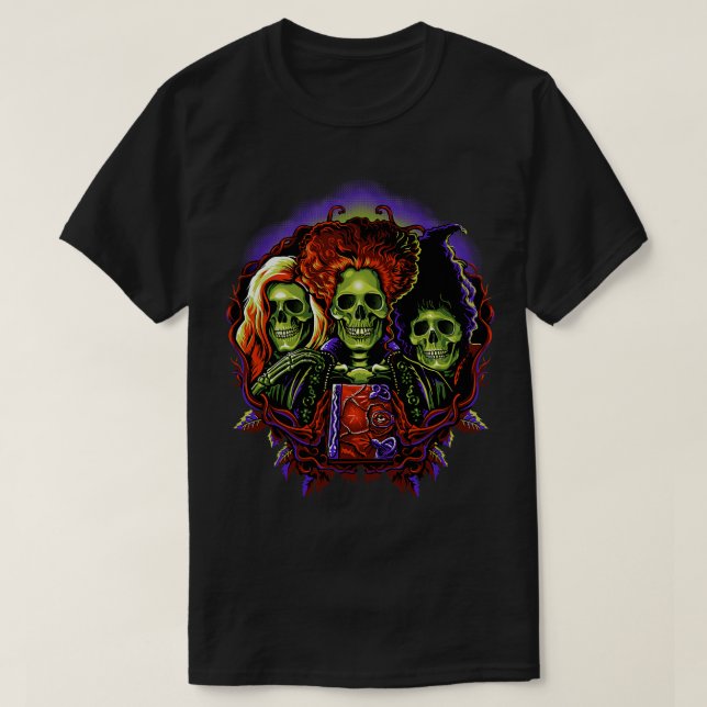 T-shirt Crânes de sorcières (Design devant)