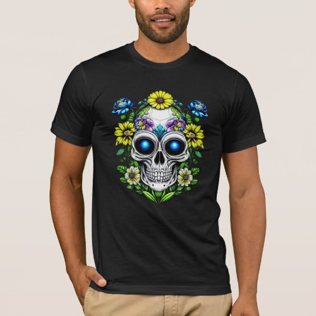 T-shirt Crânes de sucre Aliens extraterrestres (Devant)