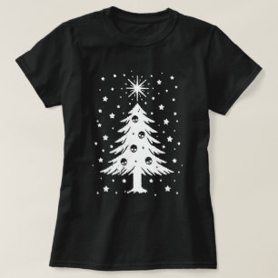T-shirt Crânes Pour Arbre De Noël