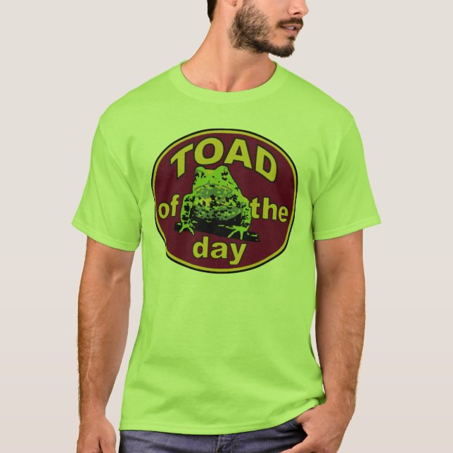 T-shirt Crapaud de la pièce en t de jour (Devant)