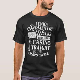 T-shirt Craps Table Crapshot Stratégie Règles Jeu Dice