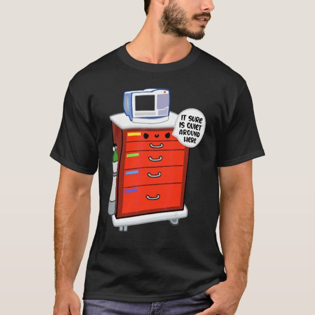 T-shirt Crash Panier Il Est Sûr Tranquille Autour Ici Infi (Devant)