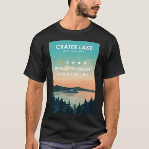 T-shirt Crater Lake National Une étoile critique parc infé