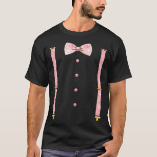 T-shirt Cravate Bow Jour de Pâques Oeufs Lapin Costume Amo