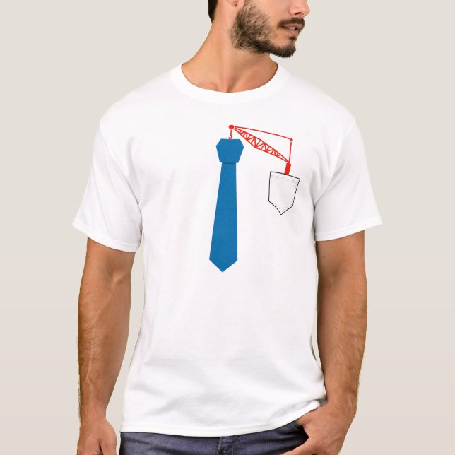 T-shirt Cravate de grue (Devant)