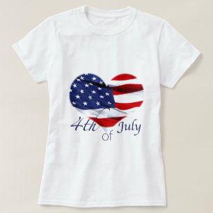 T-shirt Cravate de Jour de la Déclaration d'Indépendance