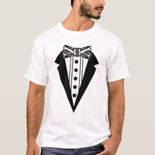 T-shirt Cravate et Tux