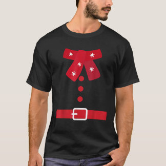 T-shirt Cravate Noire de Noël NYE 2024 Habille Hiver Ceckt