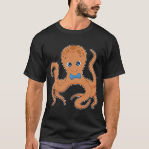 T-shirt Cravate Octopus Gentleman Bow