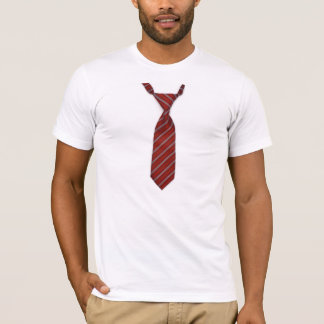 T-shirt Cravate rouge