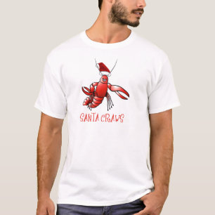 T-shirt Crawdad de Père Noël (jabots de Père Noël)