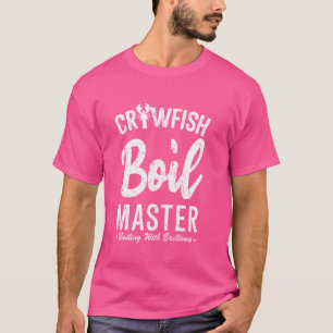 T-shirt Crawfish Boil Master Fundy Cajun Fruits de mer Mar