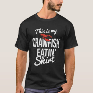 T-shirt Crawfish Manger Éclair Écure Écuve Écuvier