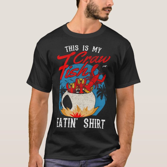 T-shirt Crawfish Season Boil Crawfish Eating (Devant)
