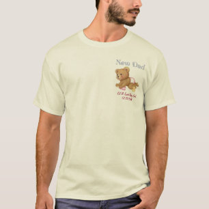 T-shirt Crawling Teddy - Nouveau père de fille - Personnal