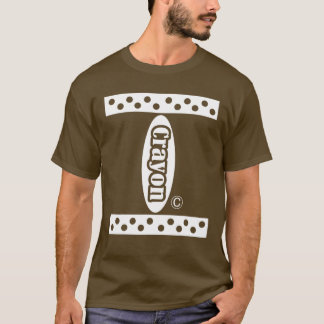 T-shirt Crayon Brown Halloween Costume Couple