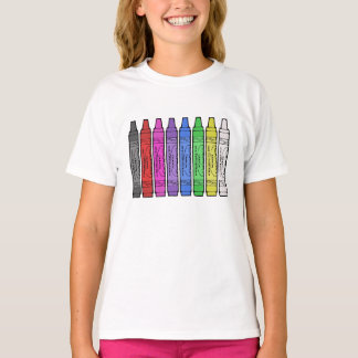 T-shirt Crayon couleur