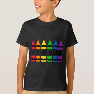 T-shirt Crayon Crayon Infirmière de l'école Enseignant