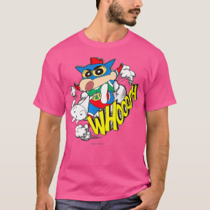 T-shirt Crayon Shin-chan Action Kamen Shin-chan American