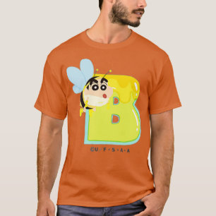 T-shirt Crayon Shin-chan FUN STUDY A to Z B one