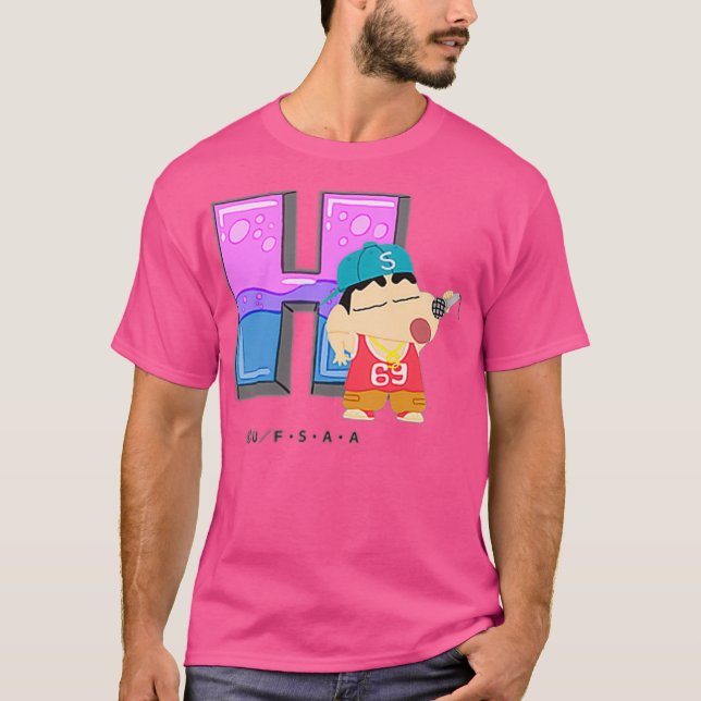 T-shirt Crayon Shin-chan FUN STUDY A to Z H one (Devant)