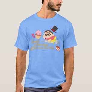 T-shirt Crayon Shin-chan Magic Casquette et Shin-chans Tea