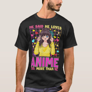 T-shirt Crazy Anime Lover Just A Girl Who Love Anime et