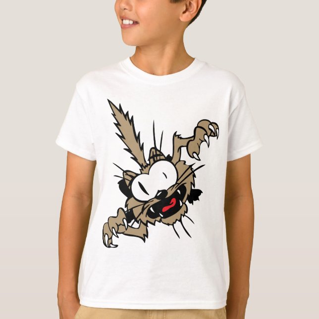 T-shirt Crazy Attack Chat (Devant)