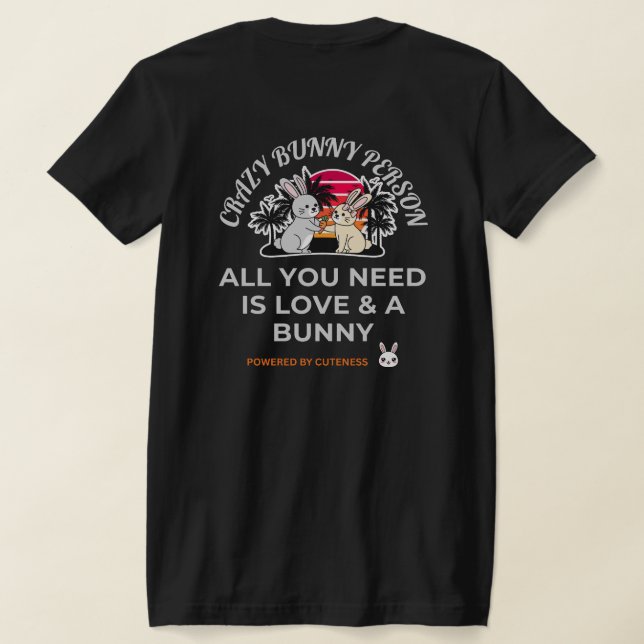 T-shirt Crazy Bunny Person (Couchage Retour)