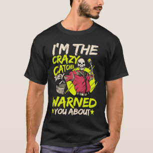 T-shirt Crazy Catcher Softball Ball Sports amateurs