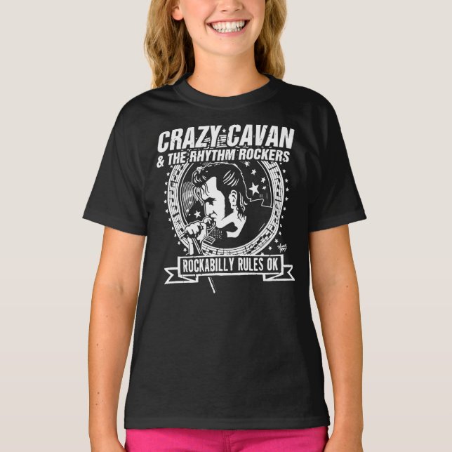 T-shirt crazy cavan &amp; the rhythm rockers Essential T-S (Devant)