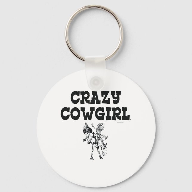 T-SHIRT Crazy Cowgirl Schlüsselanhänger (Vorderseite)