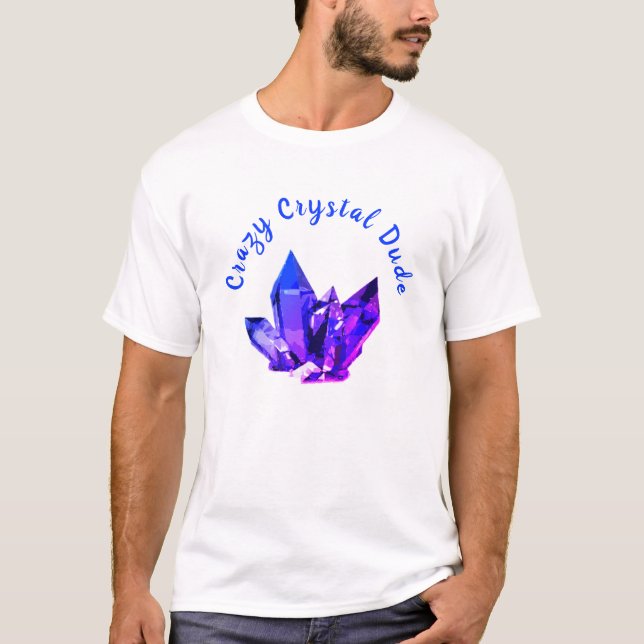 T-shirt Crazy Crystal Dude (Devant)