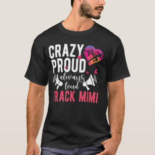 T-shirt Crazy Fiers Track Mimi D'Une Piste Et D'Un Athlet