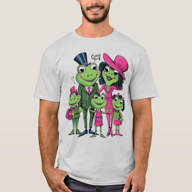 T-shirt crazy frog familyt-shirt (Devant)