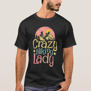T-shirt Crazy Randonnée Lady Trekker Camping Backpacking R