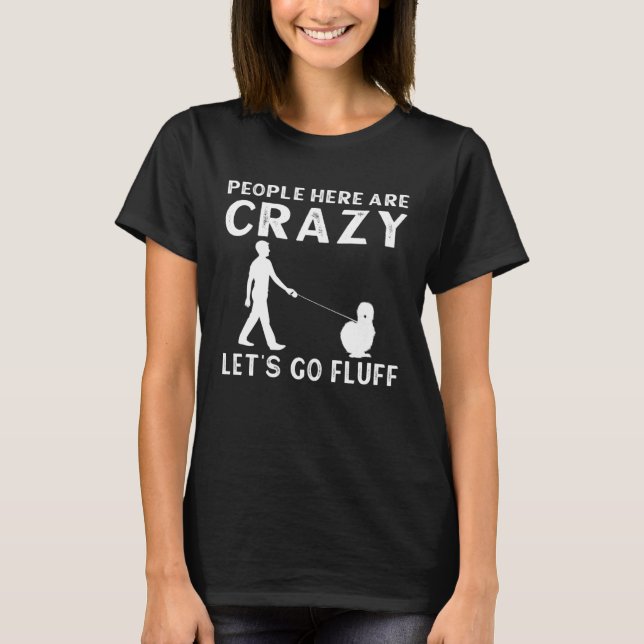 T-shirt Crazy Silkie Chicken  Farmer Farm Chinese Silk Chi (Devant)