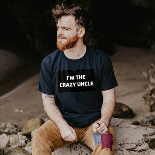 T-SHIRT CRAZY UNCLE (Créateur téléchargé)