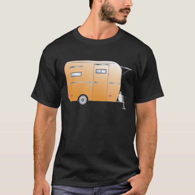 T-shirt "Creamsicle" la remorque de voyage de Boler (Devant)