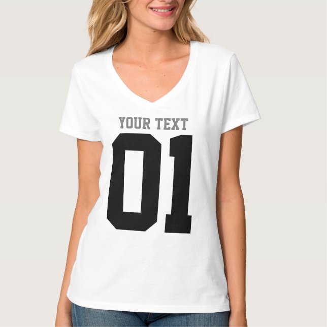 T-shirt CREATE-YOUR-OWN do-it-yourself Personnaliser téléc (Devant)
