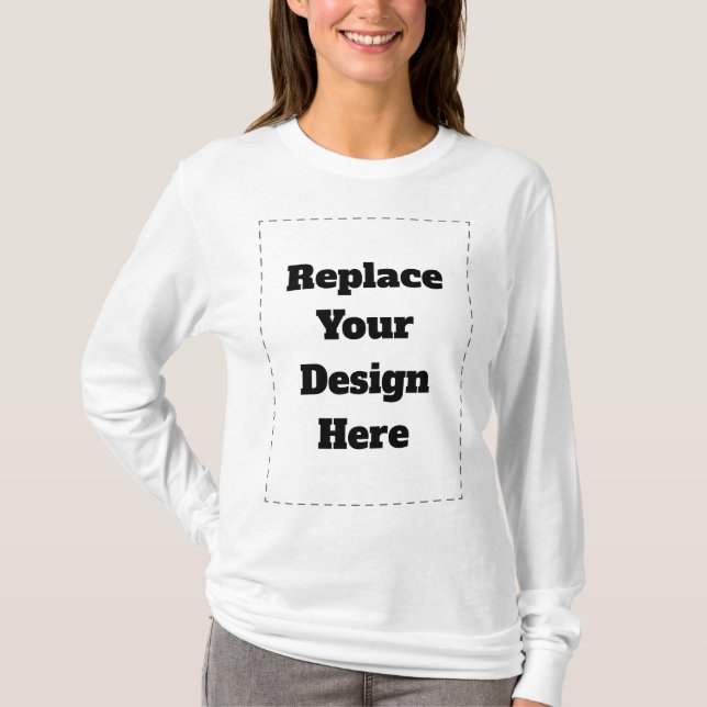 T-shirt Create Your Own white  (Devant)
