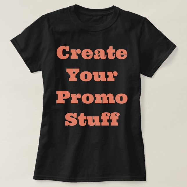 T - Shirt "Create Yours" (Design vorne)