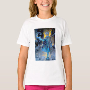 T-shirt Créateur de givre d'une rue au clair de lune – Un 
