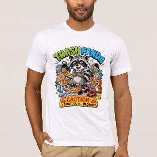 T-shirt Créateur de problèmes certifié Drôle Raton laveur