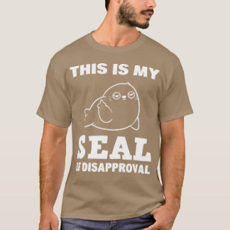 T-shirt Créateur de sceau d'animal drôle drôle