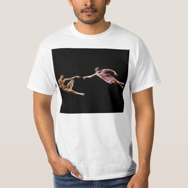 T-shirt Création de la peinture de fractale d'Adam Michaël (Devant)